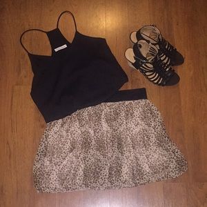 🌟🌟🌟NWOT! Forever 21 Cheetah skirt